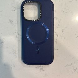 Casetify iPhone 16 Pro Navy Blue MagSafe Case