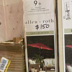 9ft Light Patio Umbrella 