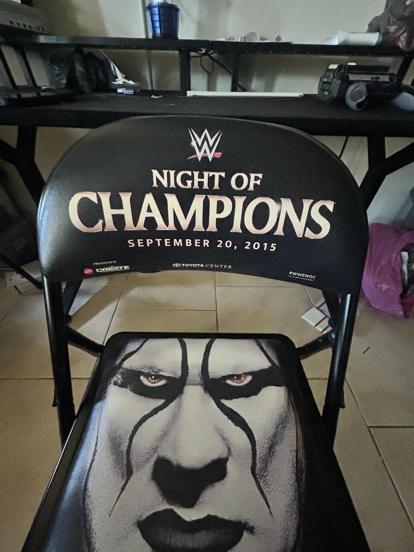 Night Of Champions Collectors VIP Ringside Leather Seat September 20 2015