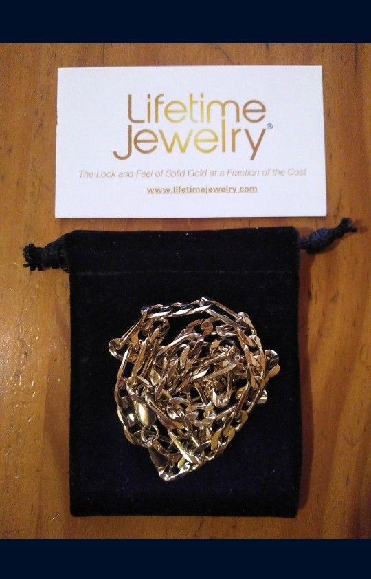 24k Gold Chain 24in Unisex Necklace