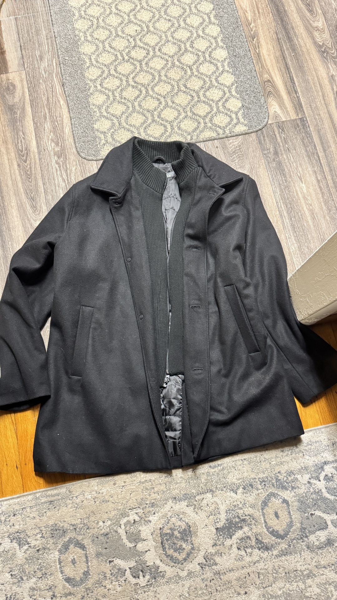Kenneth Cole Reaction Single Breasted Coat Size XL