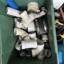PVC fittings for plumbing
