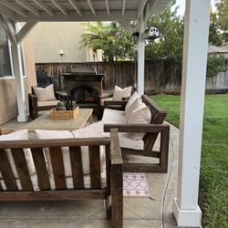 18 Piece Patio Set ***SOLID WOOD/HAND BUILT***