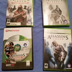 Xbox 360  Games  4 assassin creeds