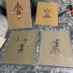 INDIAN PRINTS / HOKEAH / MOPOPE / TUTOKE / 10.00  EACH 