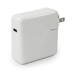 *Apple 61W USB-C MacBook power adapter (used, works perfectly)