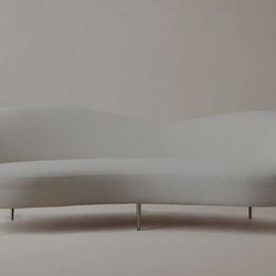 CB2 Curvo Sofa - 96.5 inch / White Performance (LIKE NEW!!!)