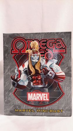 🔥MARVEL MINI BUST: OMEGA RED SCULPTED BY MARTIN CANALE (2005, BOWEN) LIMITED COMIC STATUE