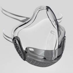 Transparent Face Mask - LEAF Mask Std Size