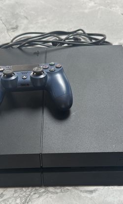 PS4 with controller