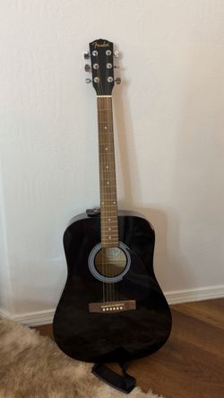 Fender Acoustic Guitar (CD-60) Black