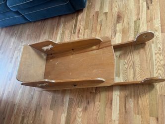 Solid Wood Christmas Sleigh