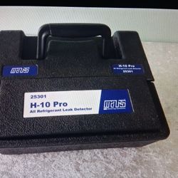 MARS H-10 Pro All Refrigerant Leak Detector And Power Adapter Charger Hvac-r 25301