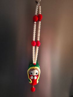 Rosary $35 . Mini Virgen $20. Virgen 8"tall $40.