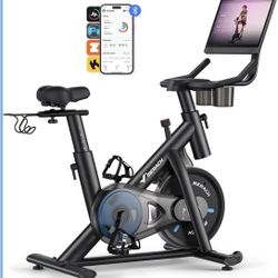 Barely Used Merach Indoor Cycling Bike w/ Smart Screen - $350 OBO)