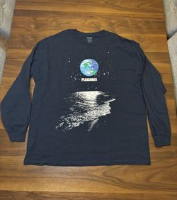 Pleasures Rent L/s tee ‘navy’