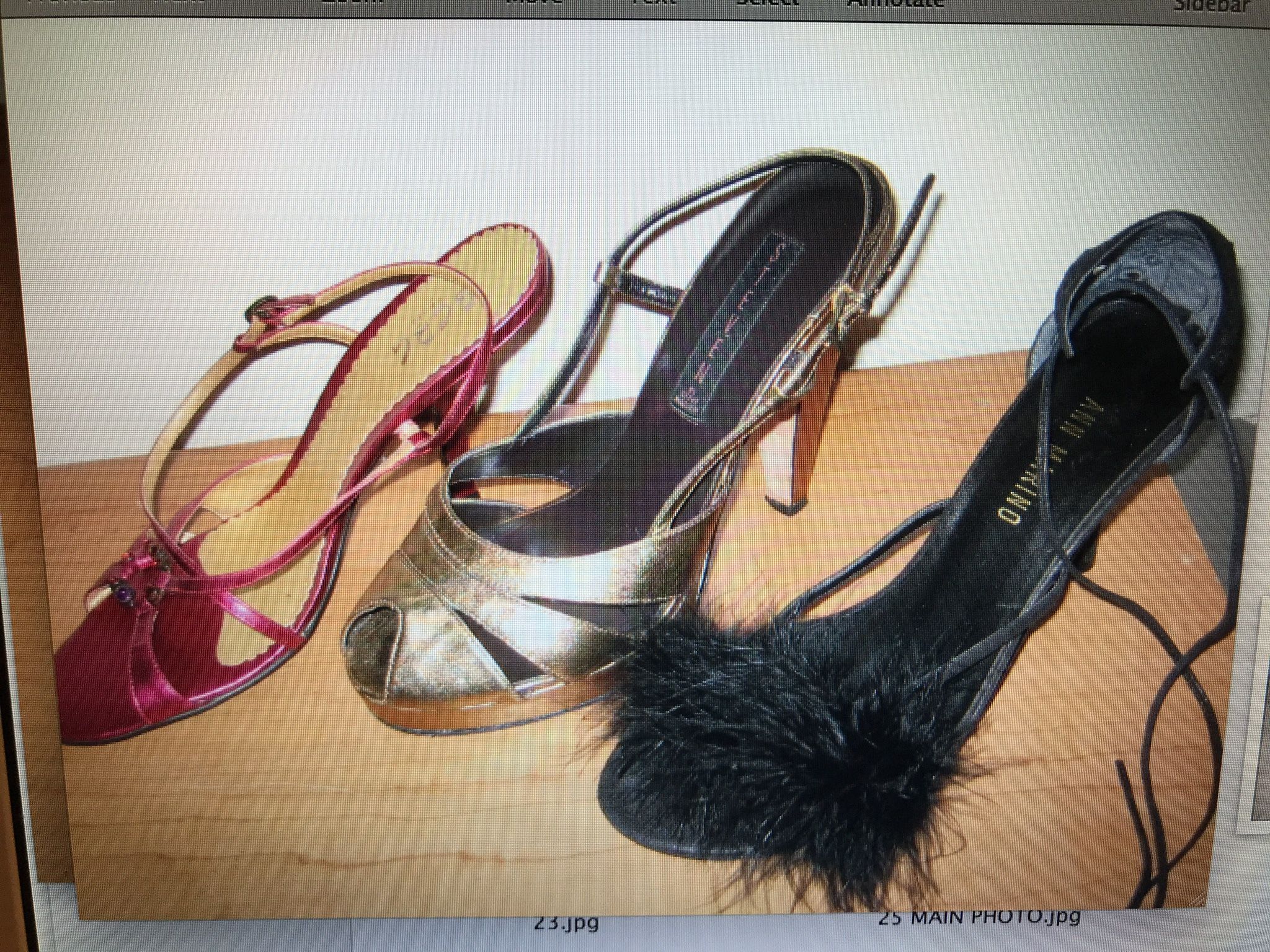 women’s Heels Sandals $15 each