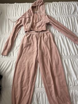 Pink Velour Set