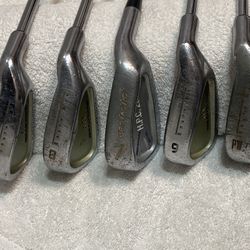 Used WOMEN’S RIGHT HANDED ACE TUNGSTEN MATRIX IRON SET  (PW-6-7-8-9)