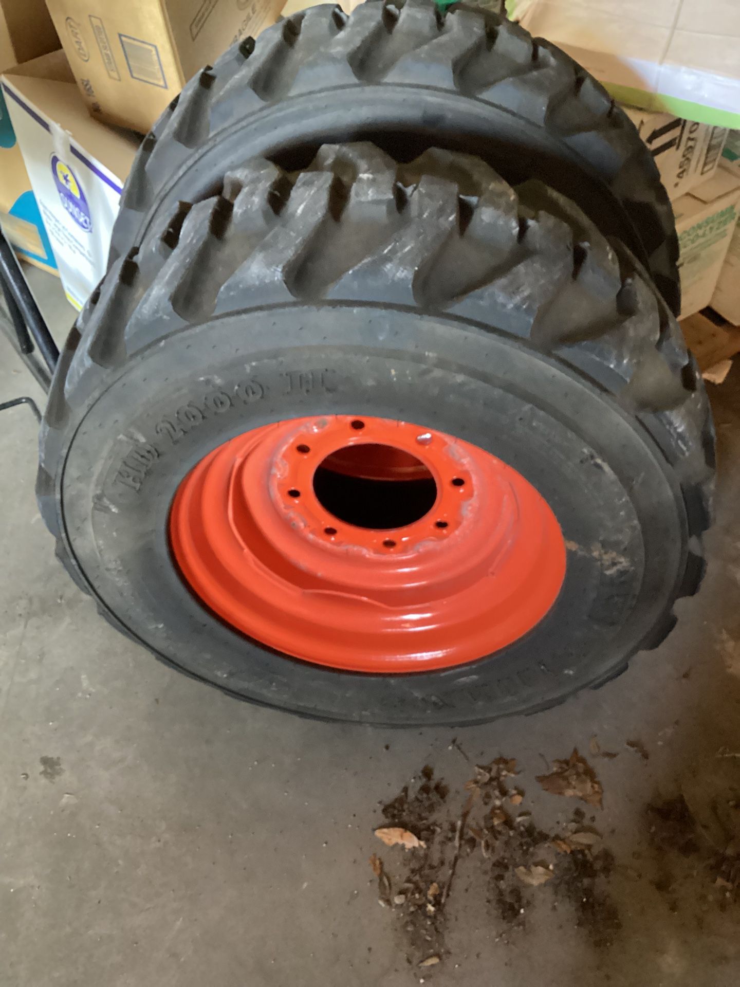 Skid steer Tire / Wheel For Kubota, Deere, Bobcat…etc FULL SET
