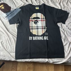 Bape Tee- Plaid 