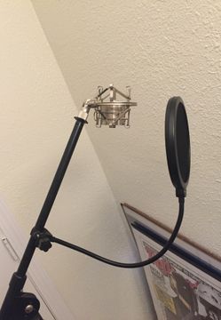 Professional Mic Stand with Pop Filter