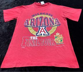 Mens Medium Vintage 1994 Arizona Wildcats Final Four Basketball Tshirt