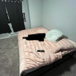 Queen Mattress Bed with Queen Bed Frame
