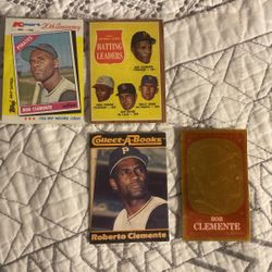 Roberto Clemente Cards and Stamp