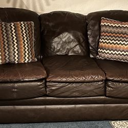 Leather couch