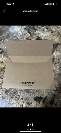 Burberry Regular Size Envelope 