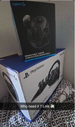 PlayStation driving force & Logitech force shifter