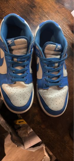Nike Dunk Low Blue and White Sneakers