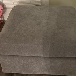 Gray Ottoman 