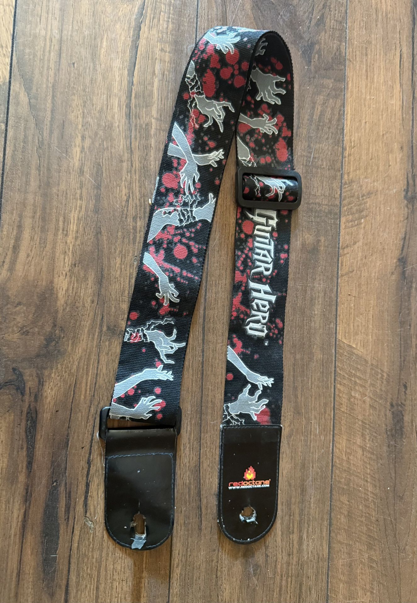 Guitar Hero Rock Band Special Edition Replacement Strap Only RARE RED OCTANE