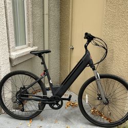 Kent Ridgeport Hybrid E-Bike 700c 29” Wheels 8 Speed Electric Assist Bike 