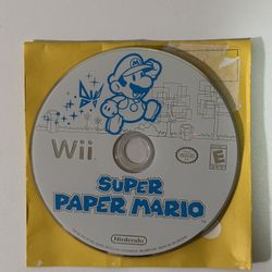 Nintendo Wii Super Paper Mario