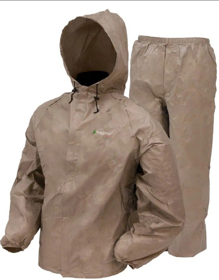 Frogg Toggs Ultra Lite Rain Suit - Brown Small