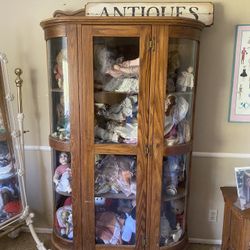 Curio China Hutch Cabinet 