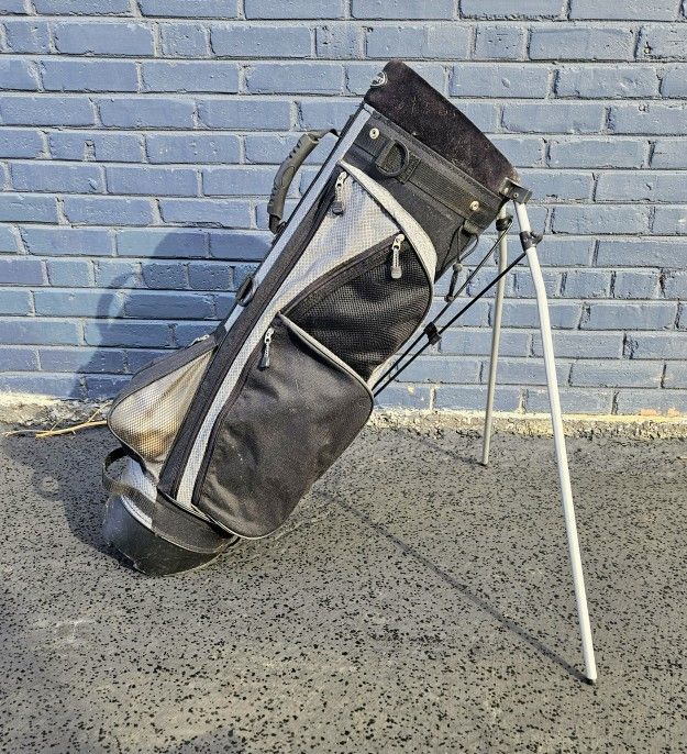 Golf club bag w/stand & rain cover!