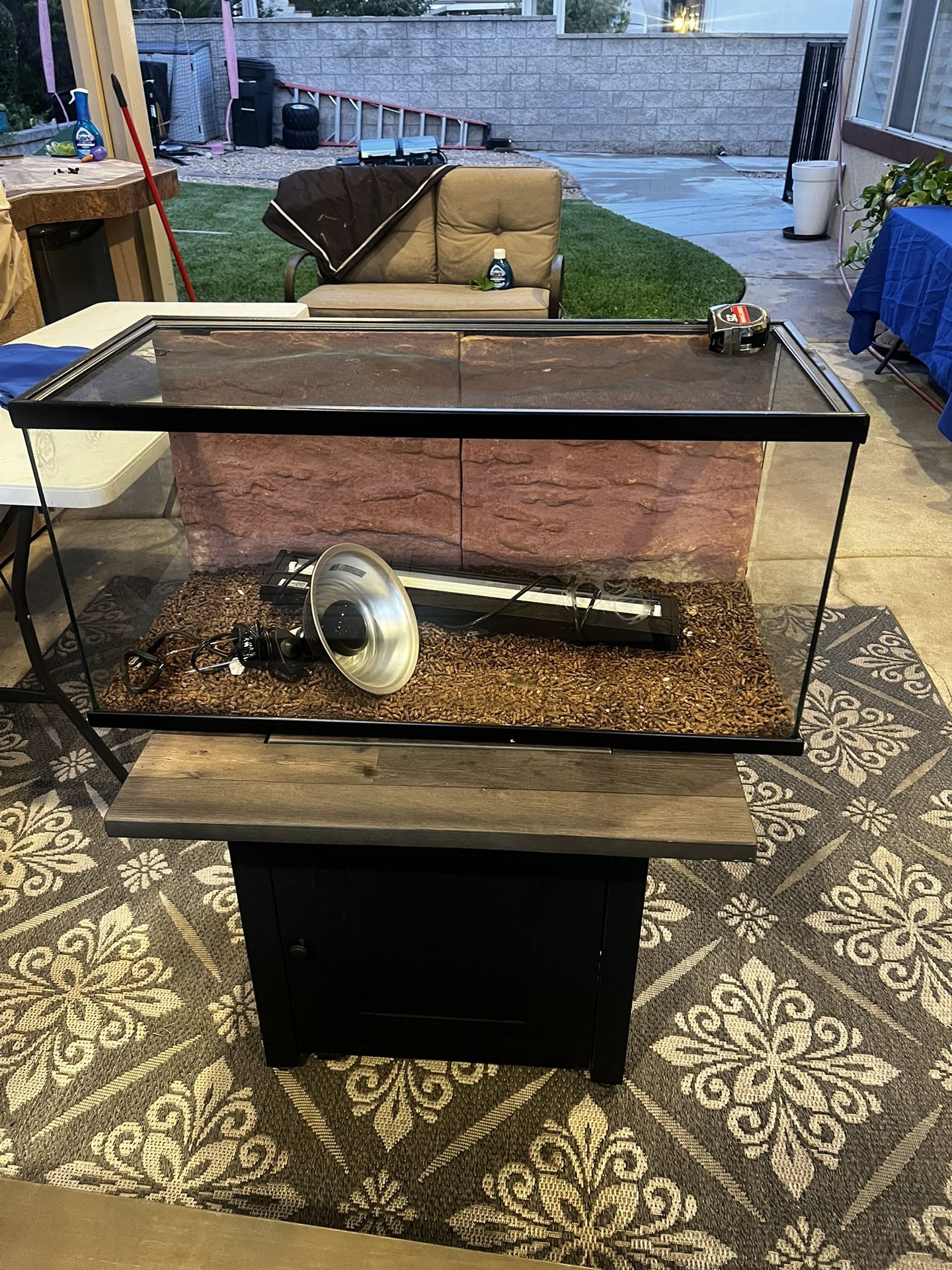 50 Gallon Reptile Setup