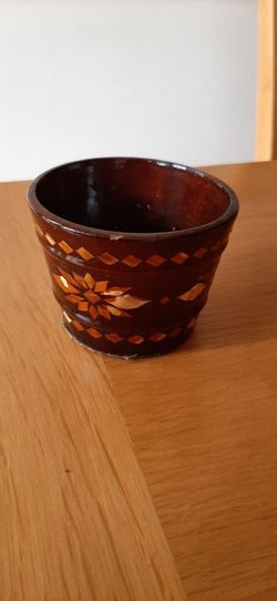 Vintage USSR Russian Wooden Cup.