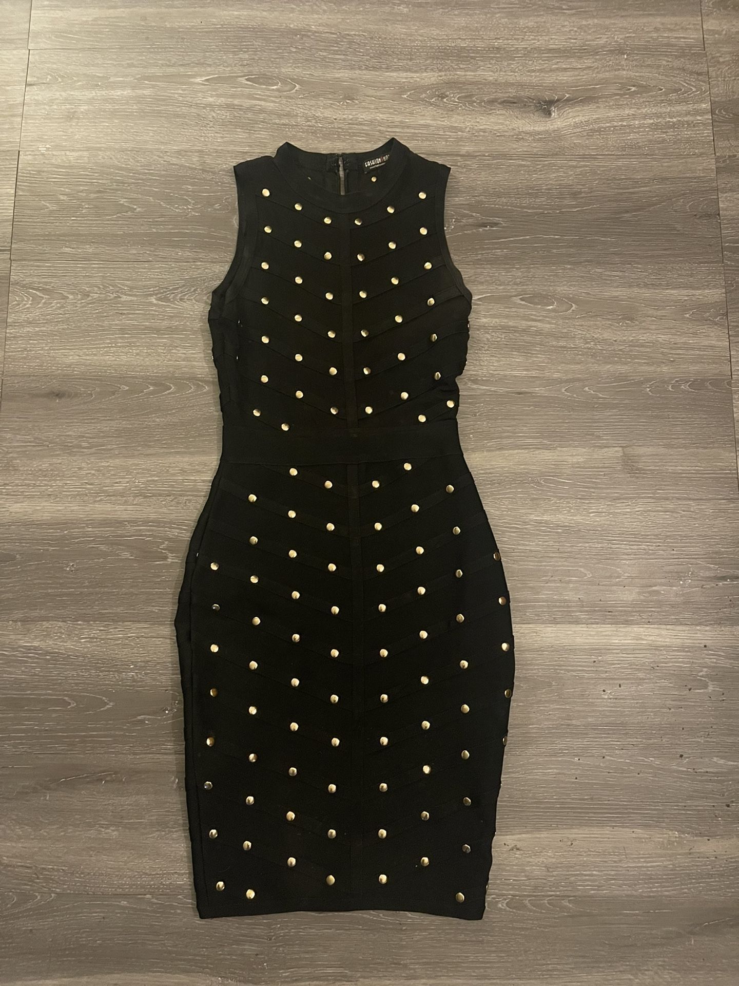 slim fit dress slacks Herve Leger Sleeveless Bandage Dress - BOPF