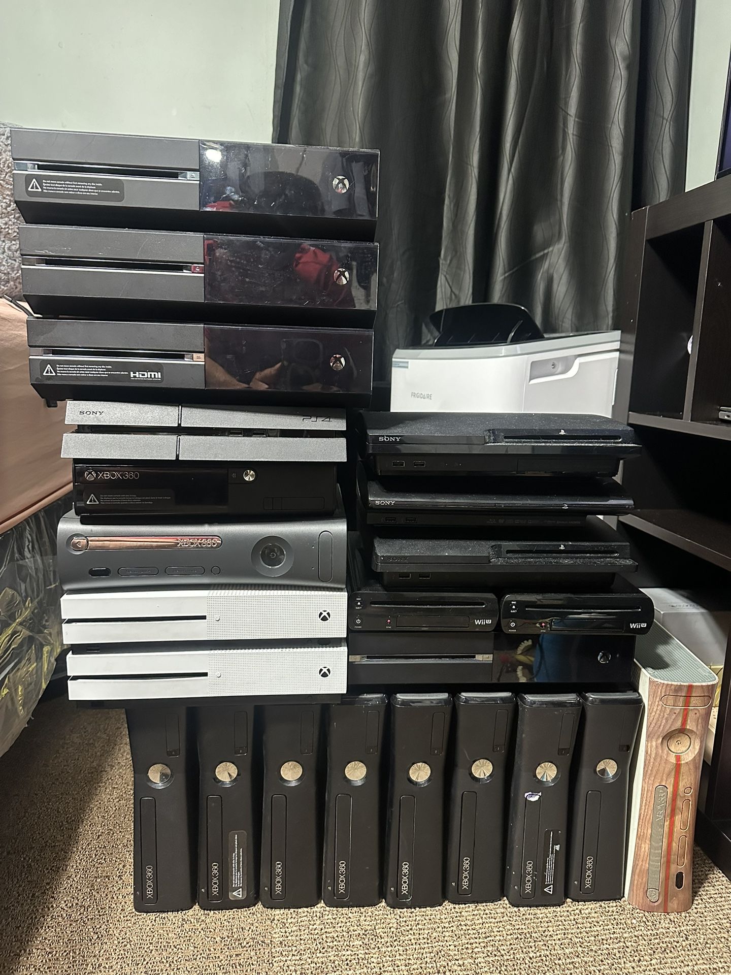 Consolas Xbox 360, One Fat, One S, PS3, PS4, Wiuu