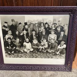 1958 Men in Drag and Costumes Framed Photograph