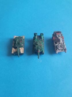 Micro Machines / Kenner, Mega Force Battle Tanks KPT89, Metal / Diecast Lot - 3
