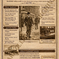 HAROLD BRIDE – PRE-TITANIC PHOTO 1912