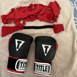 Title Boxing Gloves And Accessories  - size medium