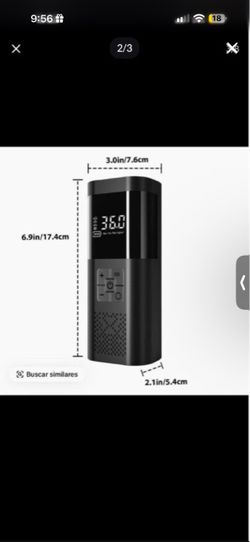 Portable Cordless Tire Inflator Air Compressor