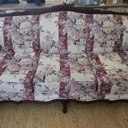 Floral Love Seat & Couch